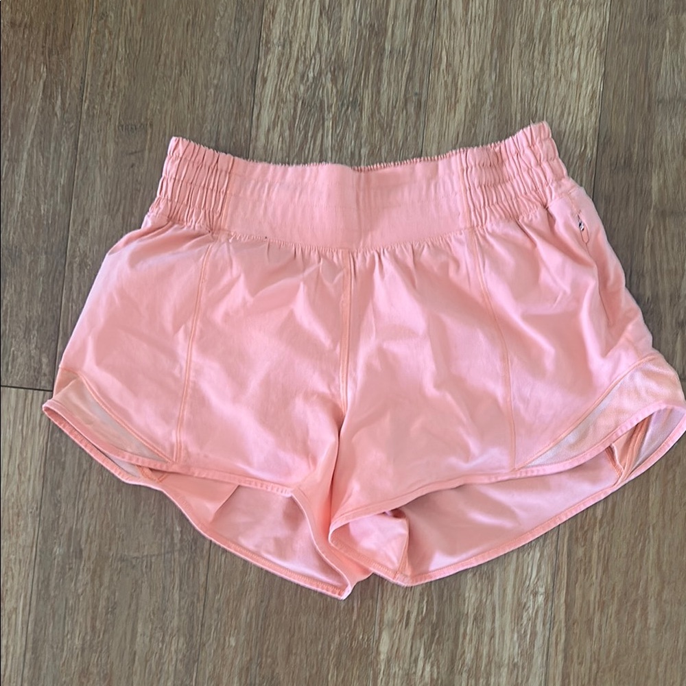Lululemon Athletica Pink Athletic Shorts Lightweight Moisture-Wicking